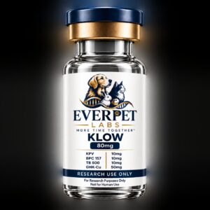 KLOW 80 mg research peptide blend vial