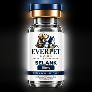 Selank 10 mg research peptide vial